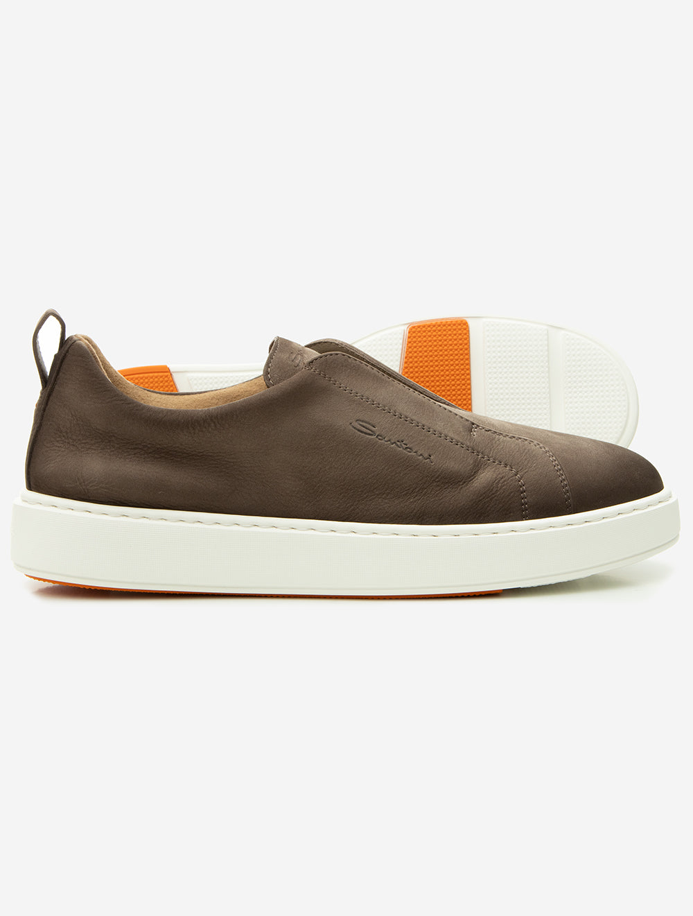 Suede Slip-On Sneaker Grey
