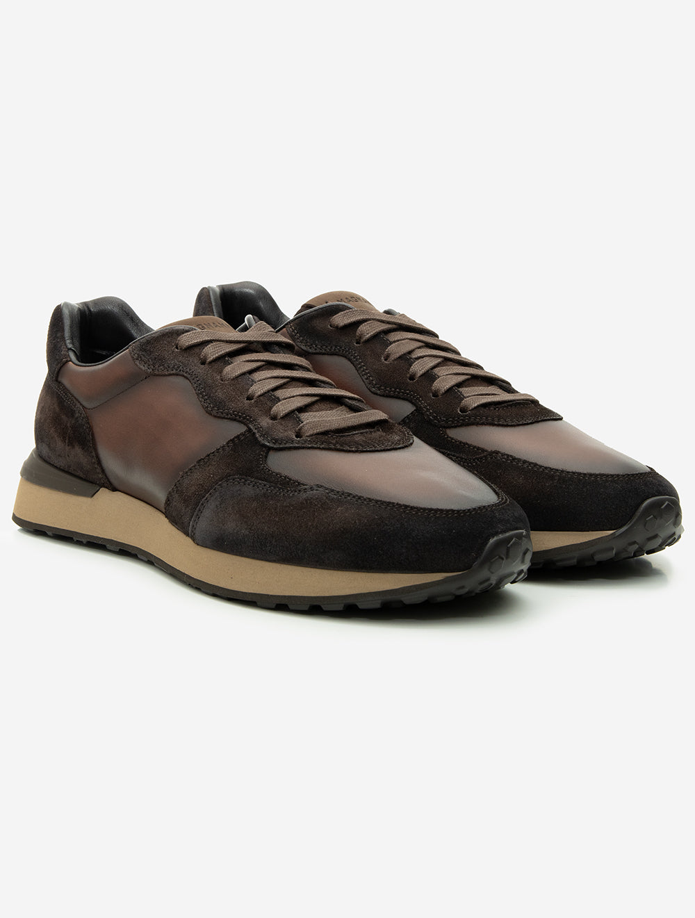Leather Suede Sneaker Brown