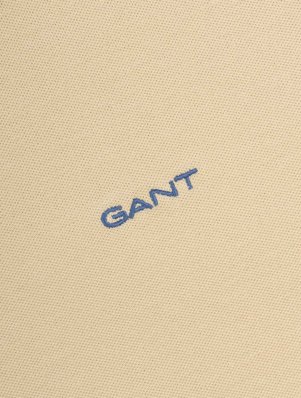 Regular Contrast Piqué Short Sleeve Polo Shirt Oat Beige