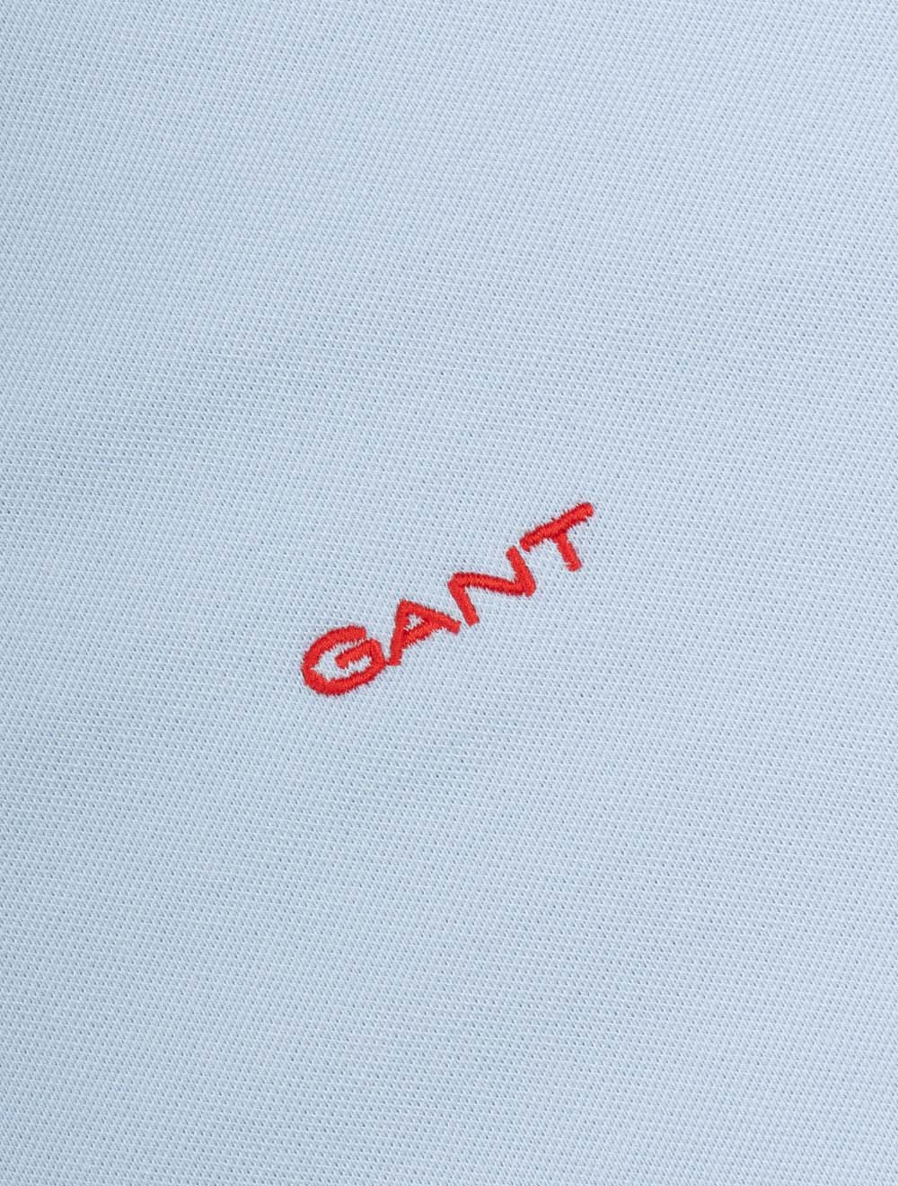 Regular Contrast Piqué Short Sleeve Polo Shirt Fresh Blue