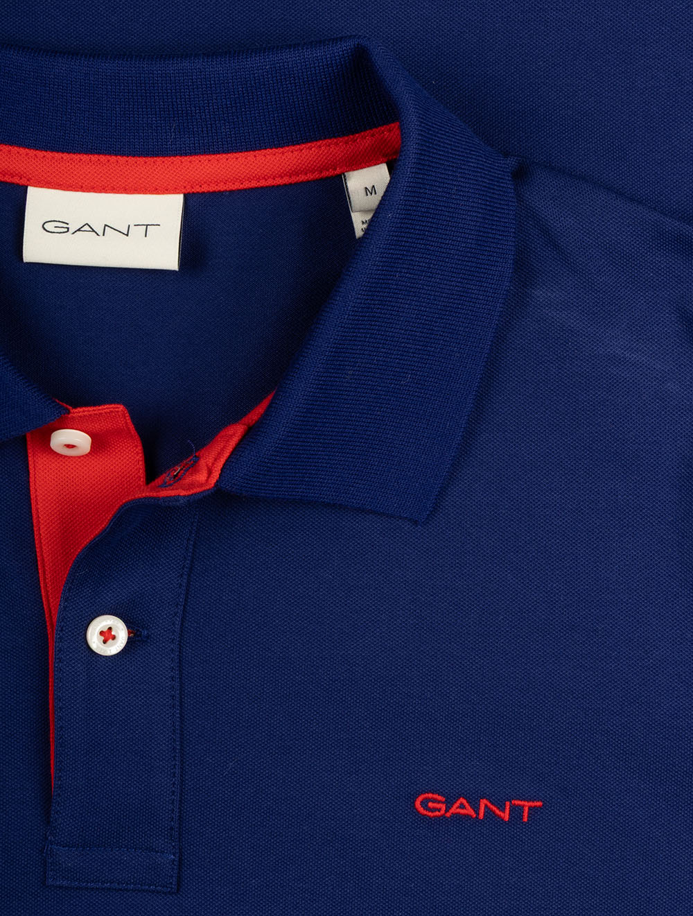 Regular Contrast Piqué Short Sleeve Polo Shirt Rich Navy