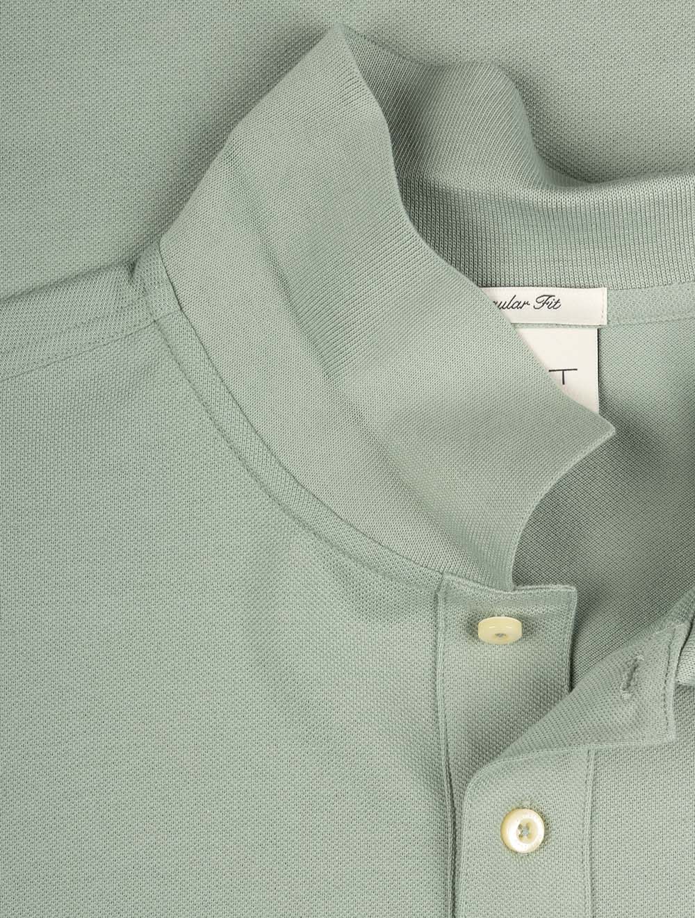 Regular Shield Piqué Polo Ceramic Grey
