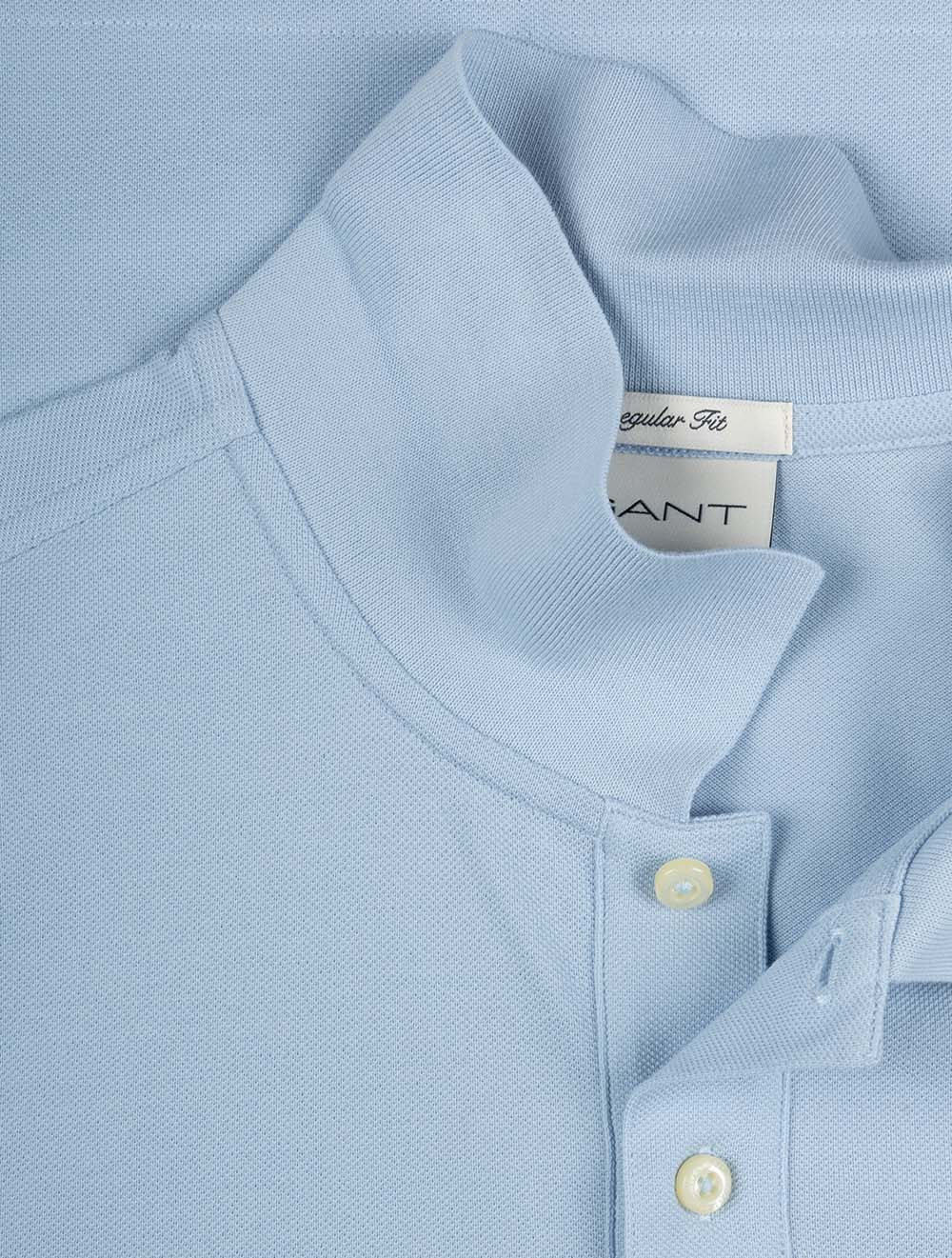 Regular Shield Piqué Polo Fresh Blue