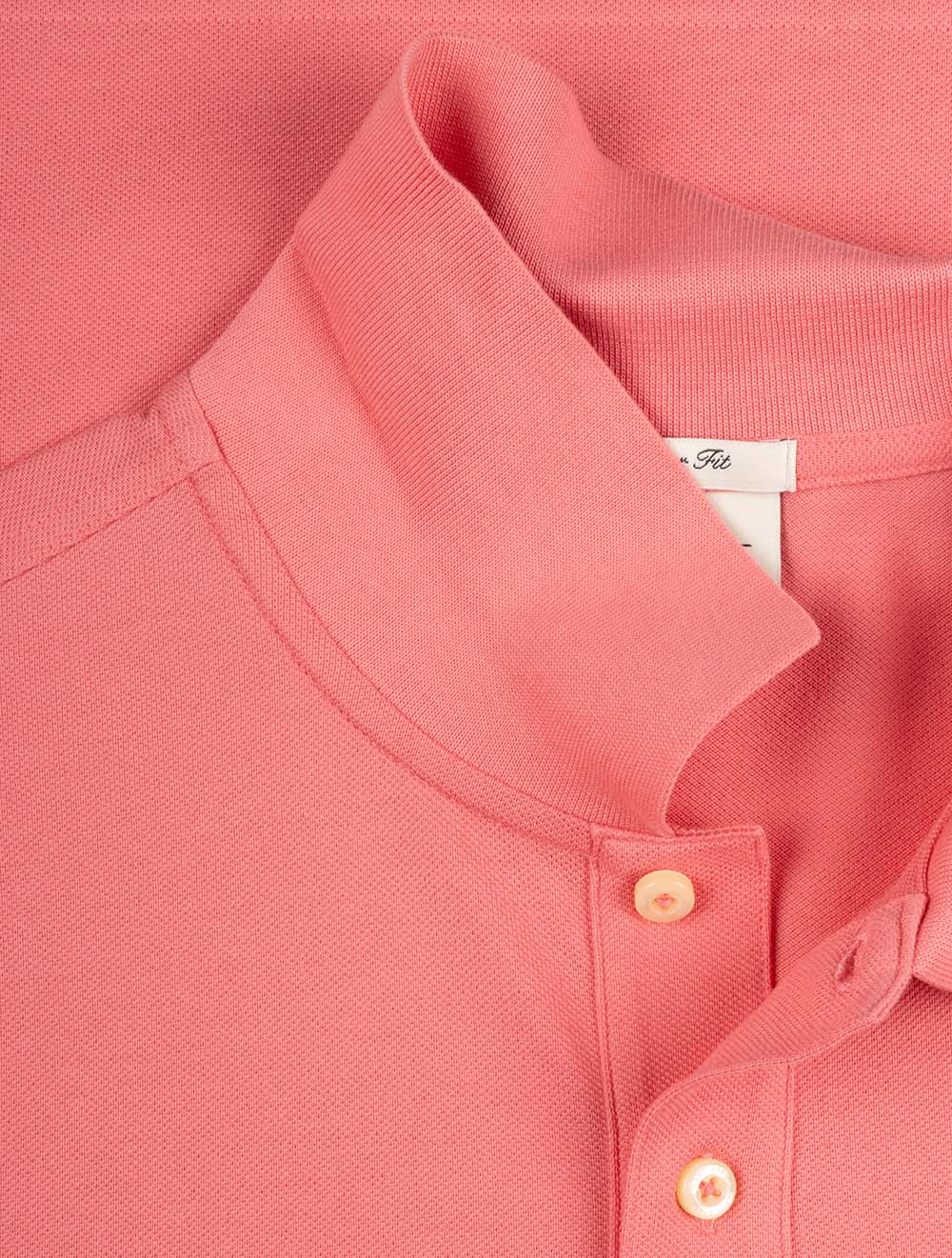Shield Piqué Regular Fit Polo Shirt Rose Pink
