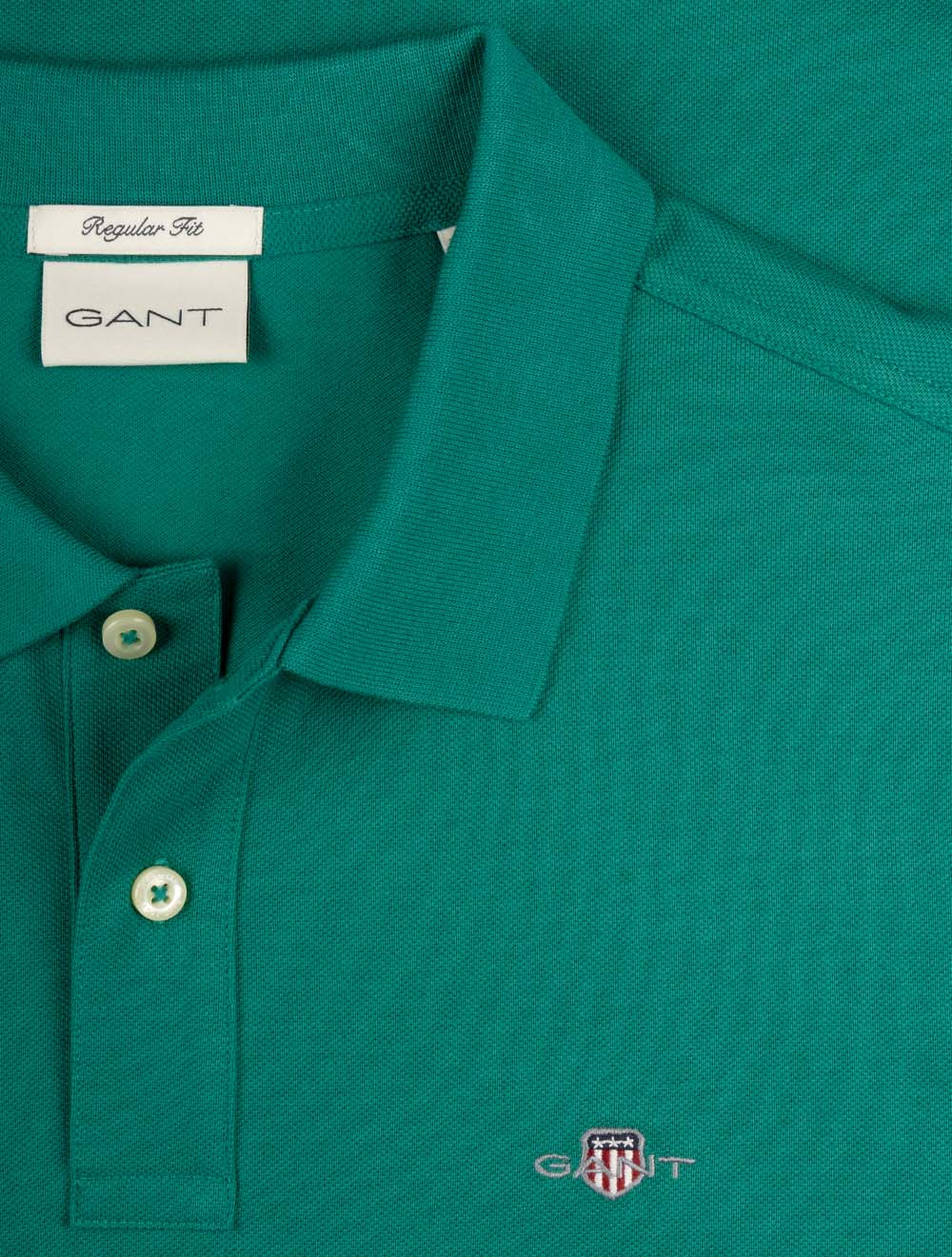 Regular Shield Piqué Polo Botanical Hue