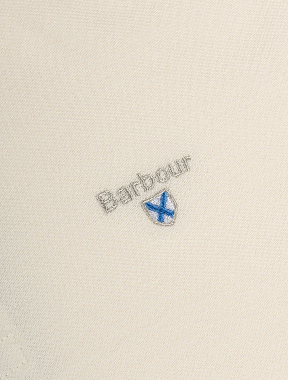 Tartan Piqué Polo Whisper White