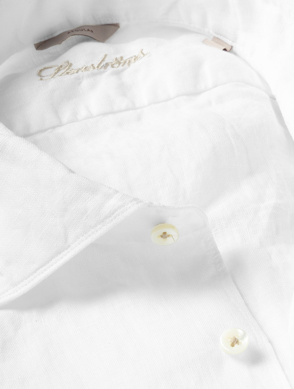 Regular Linen Shirt White