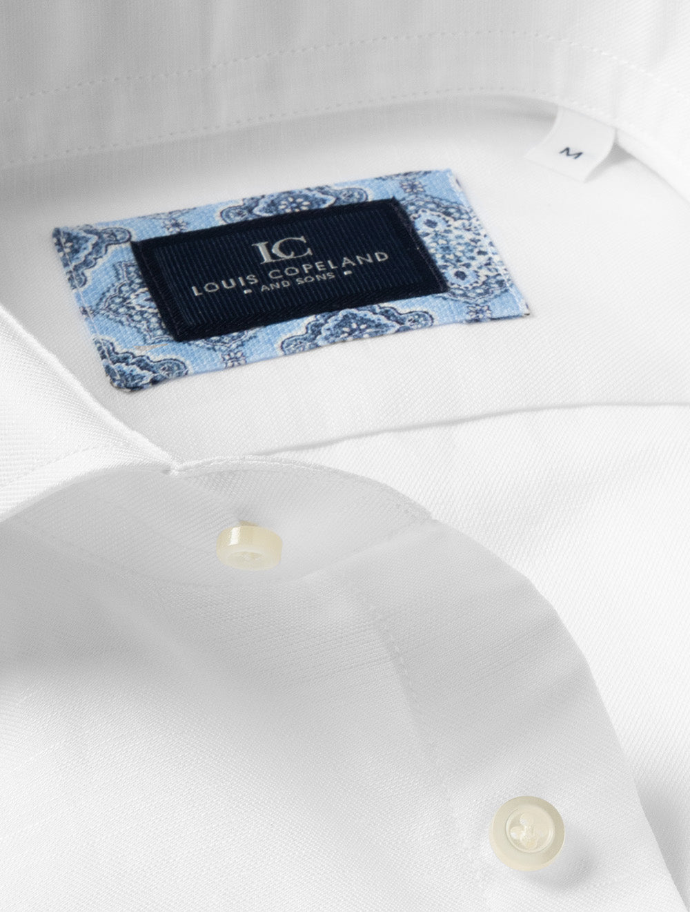 Cotton Linen Plain Shirt White