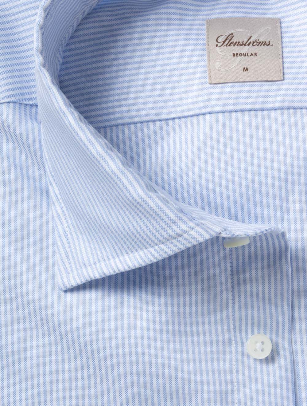 Striped Oxford Shirt Blue
