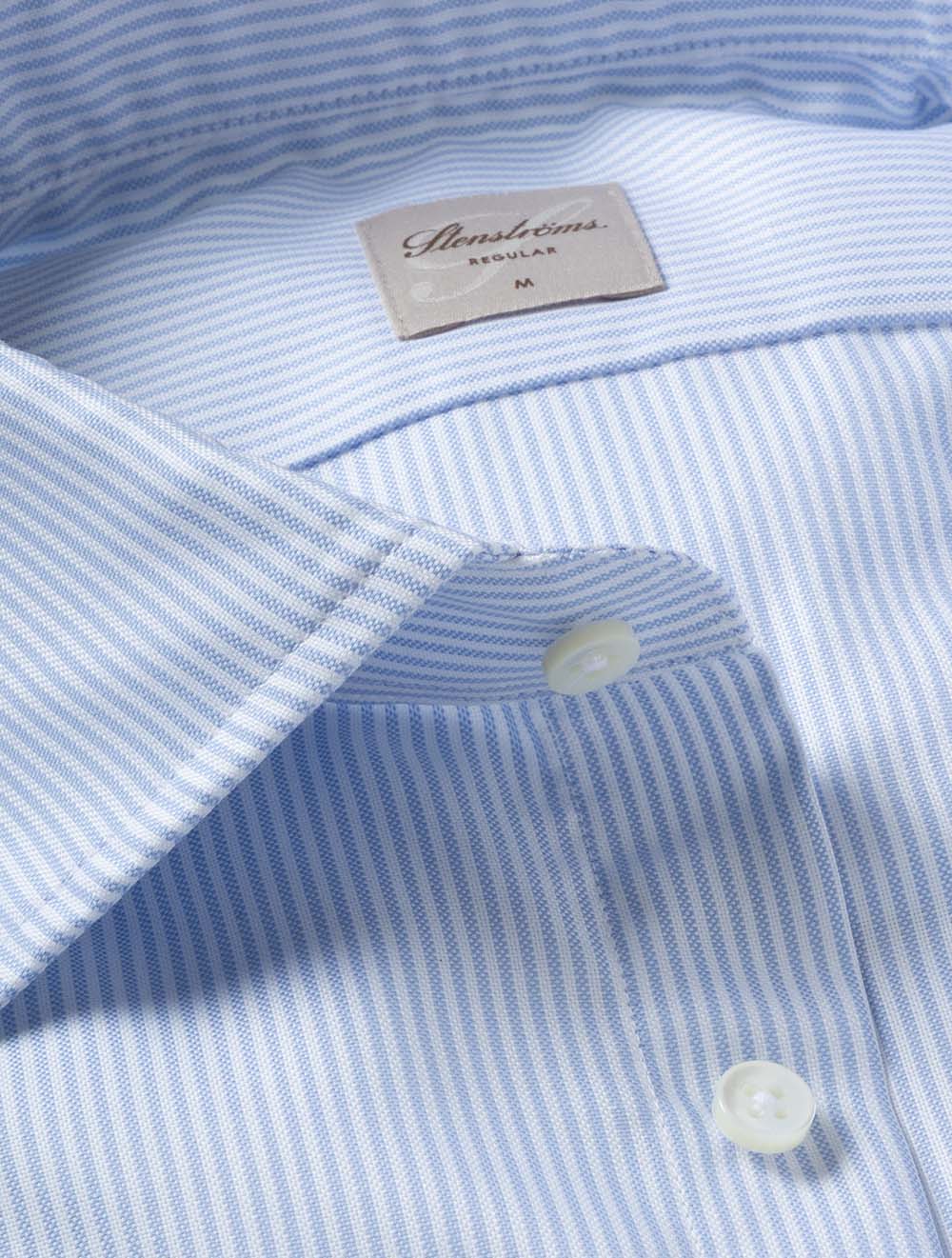 Striped Oxford Shirt Blue