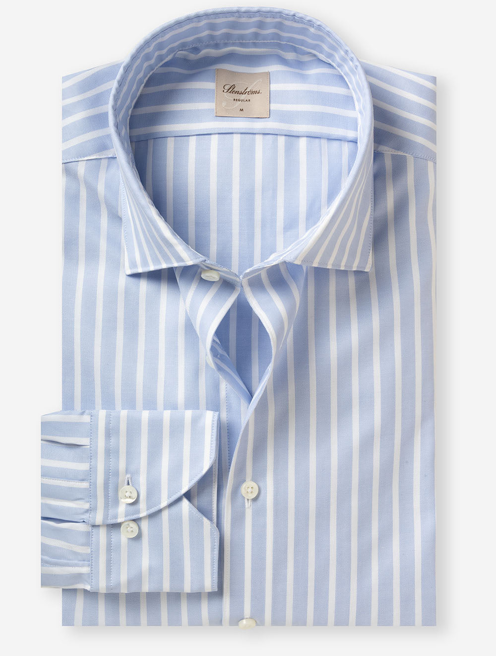Regular Stripe Oxford Shirt Blue