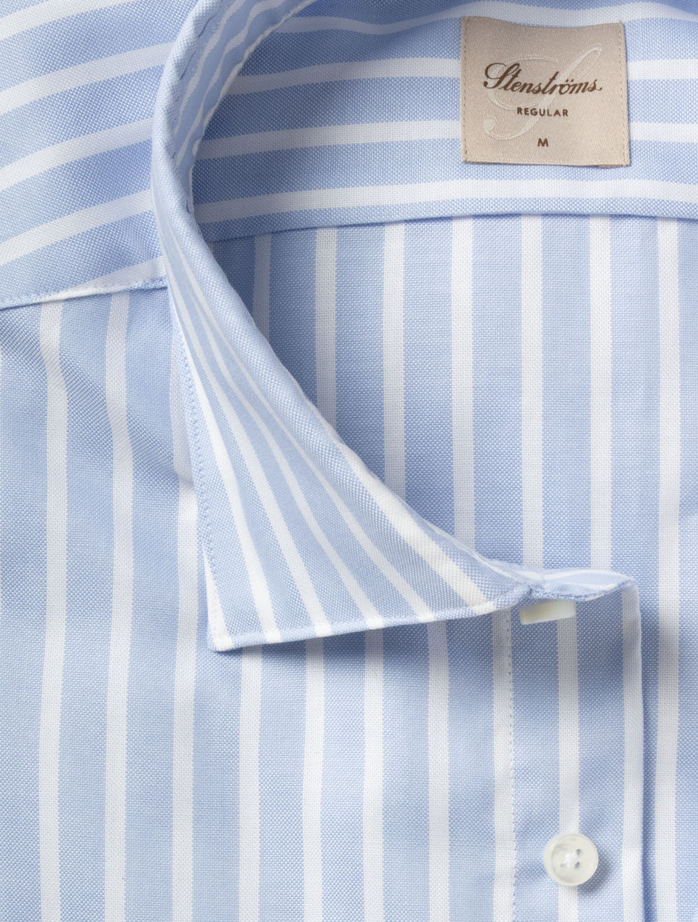 Regular Stripe Oxford Shirt Blue