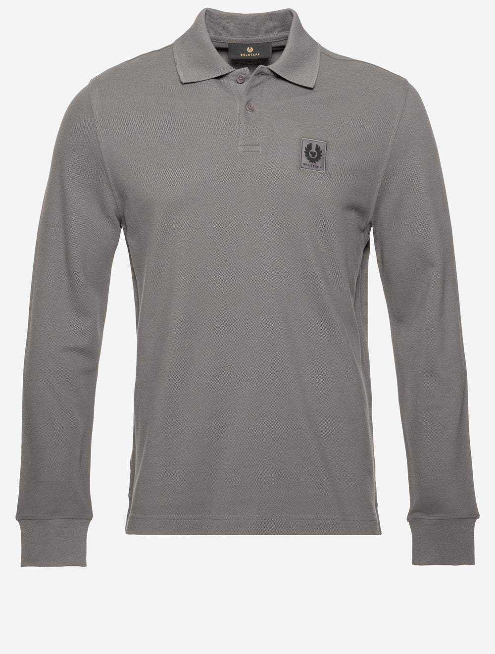 Long Sleeved Polo Tornado Grey