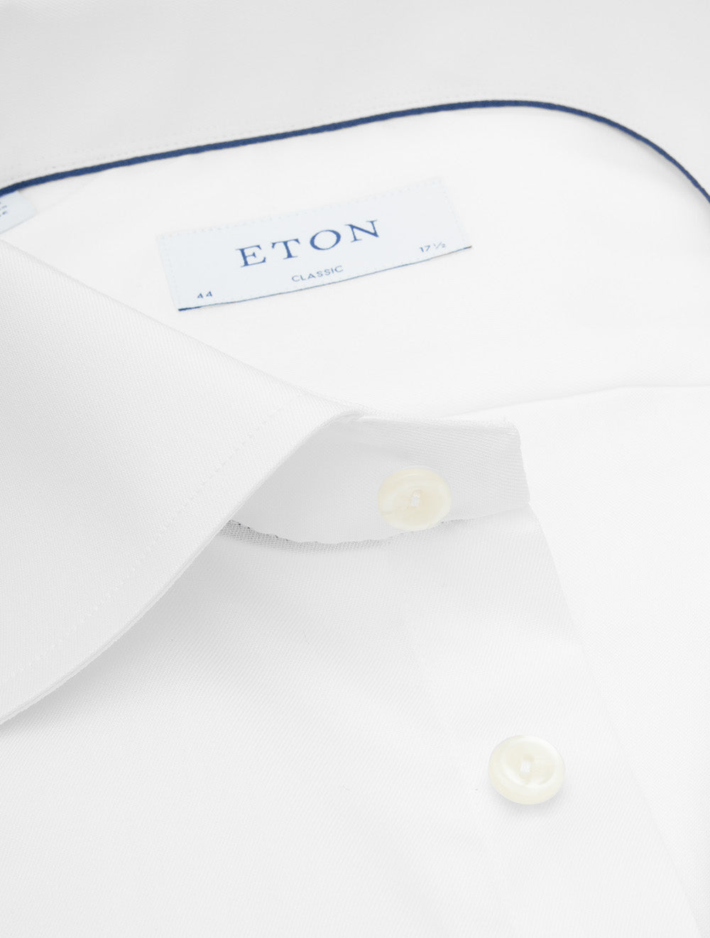 Classic Fit Cotton Double Cuff Signature Shirt White