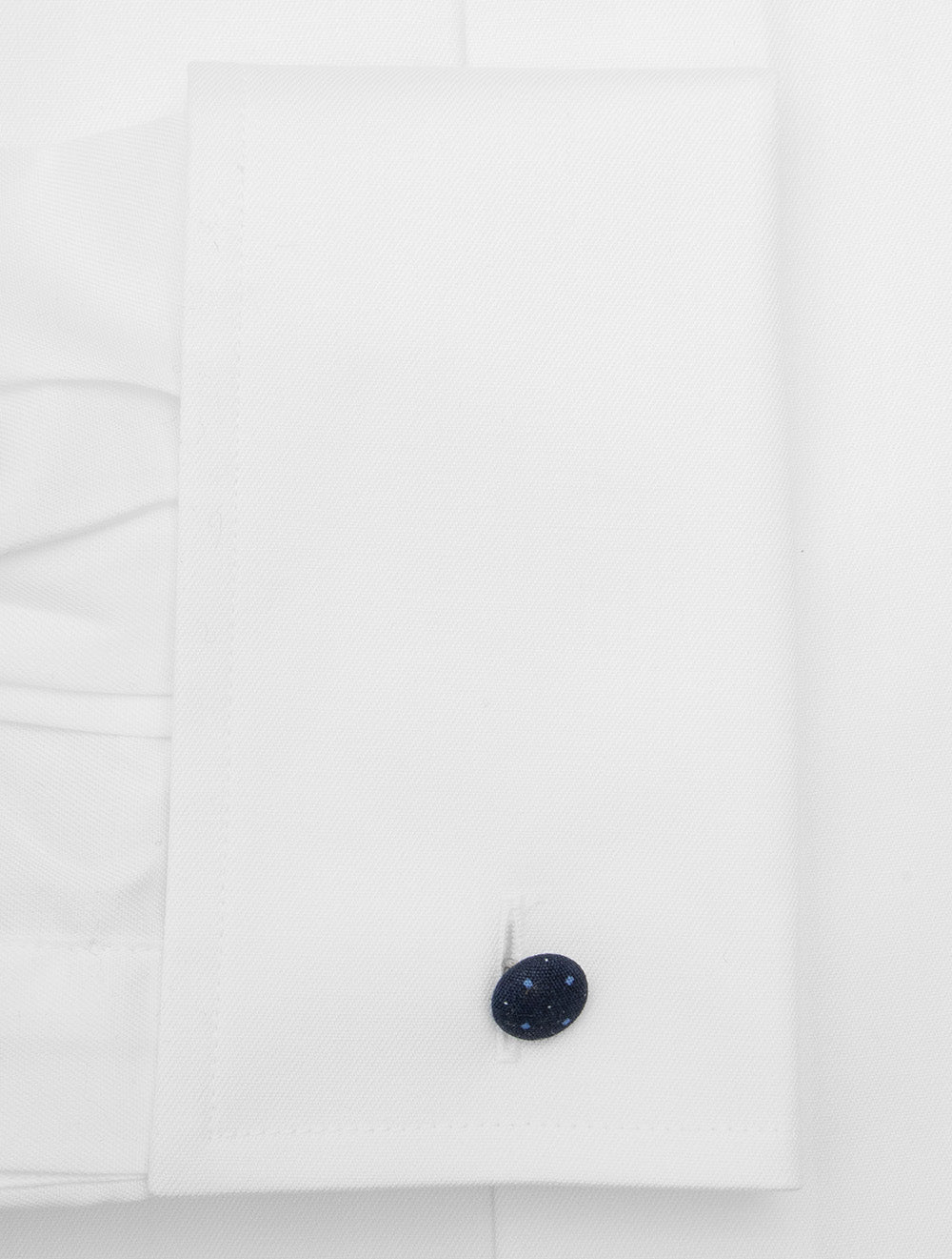 Classic Fit Cotton Double Cuff Signature Shirt White