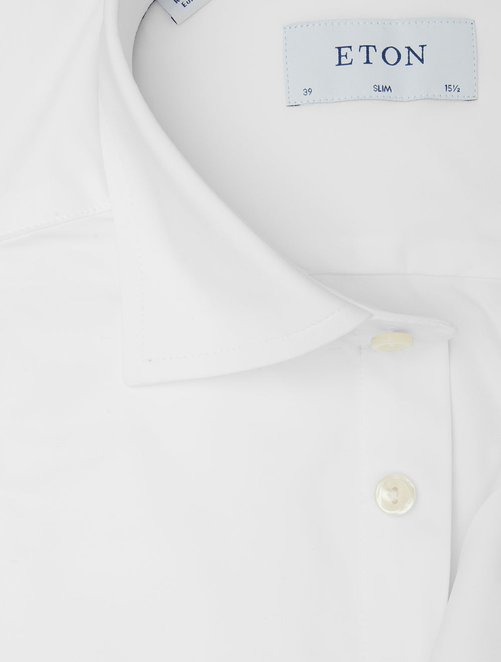 Slim Fit Semi-Solid Four Way Stretch Shirt White