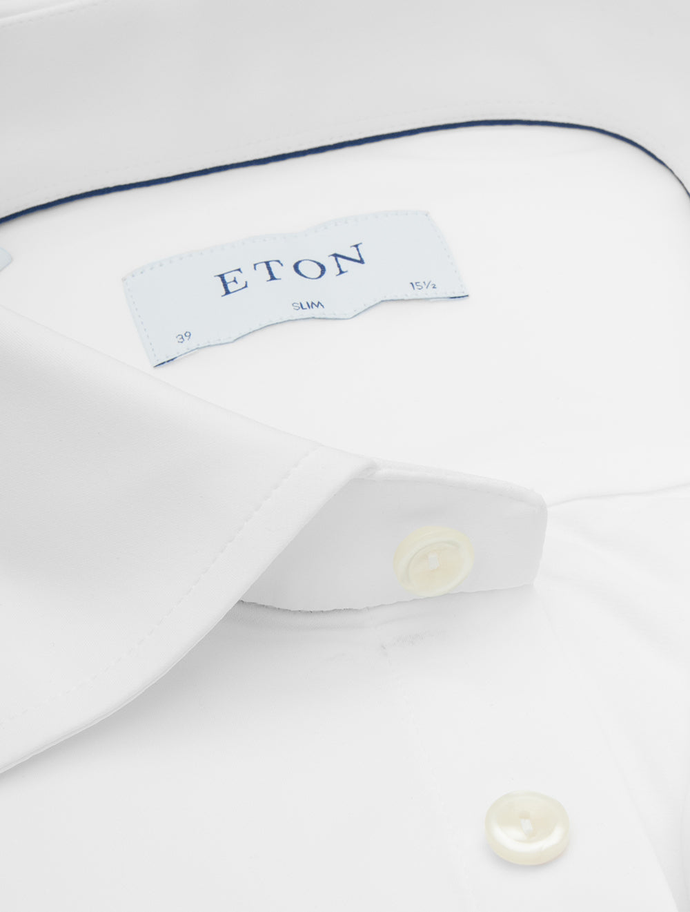 Slim Fit Semi-Solid Four Way Stretch Shirt White