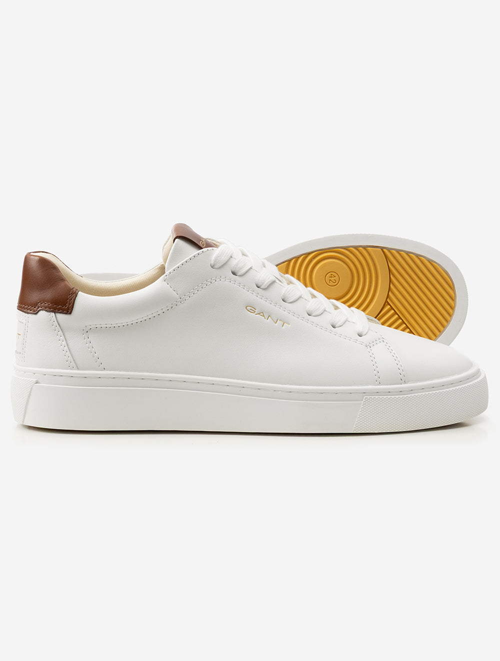 Mc Julien Leather Sneaker White Brown