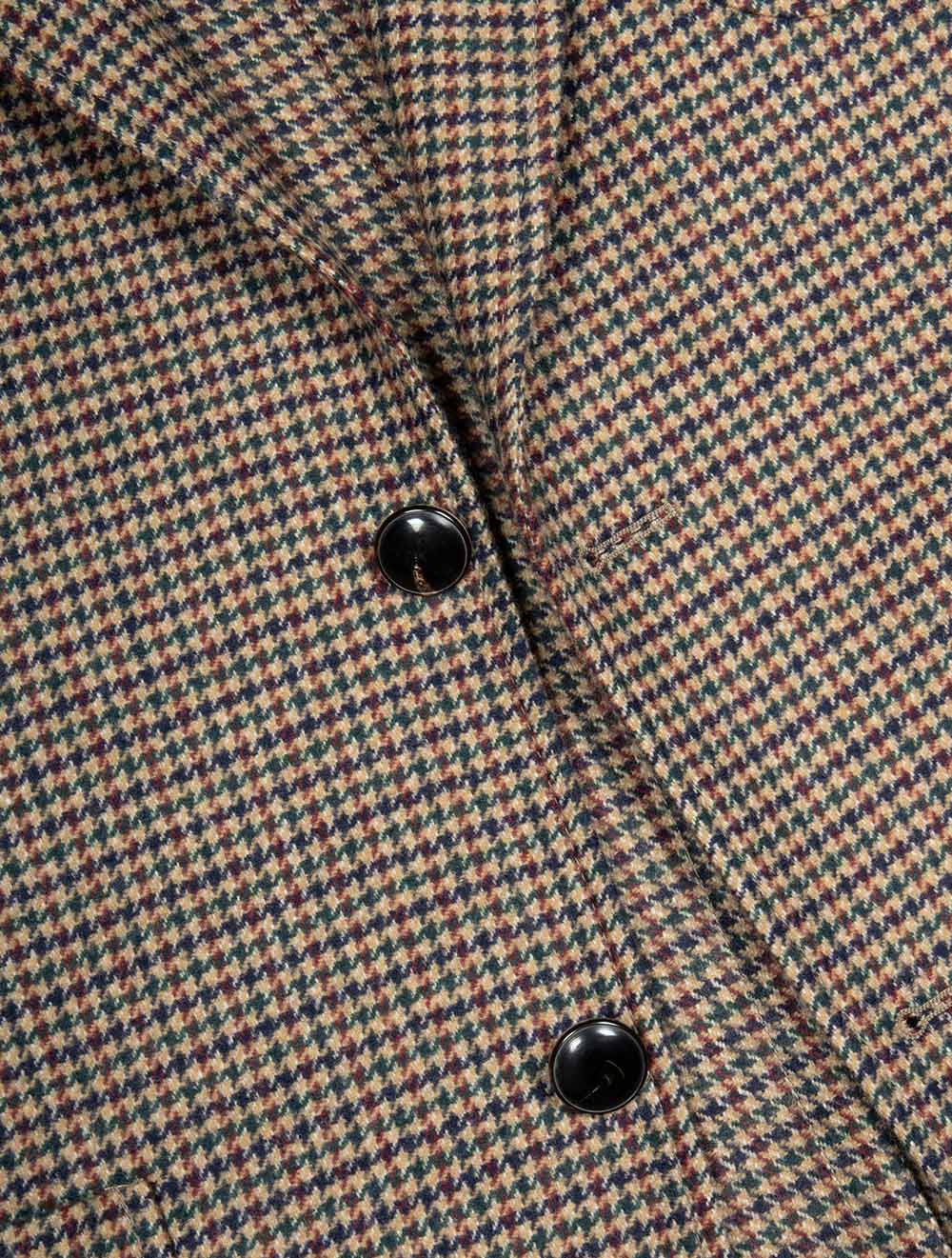 Houndstooth Check Blazer Light Taupe