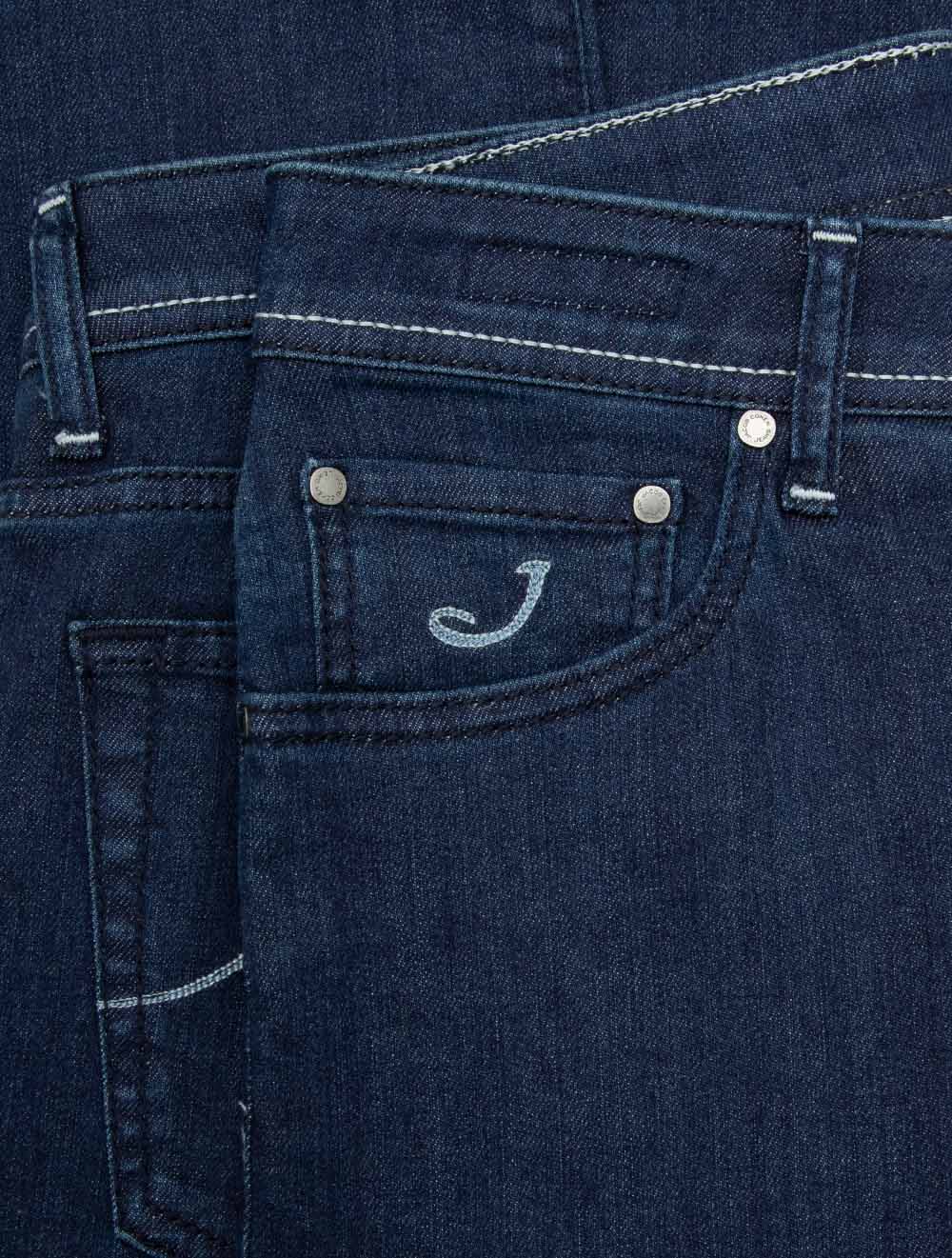 Nick Slim Fit Denim DE Badge Jeans Navy