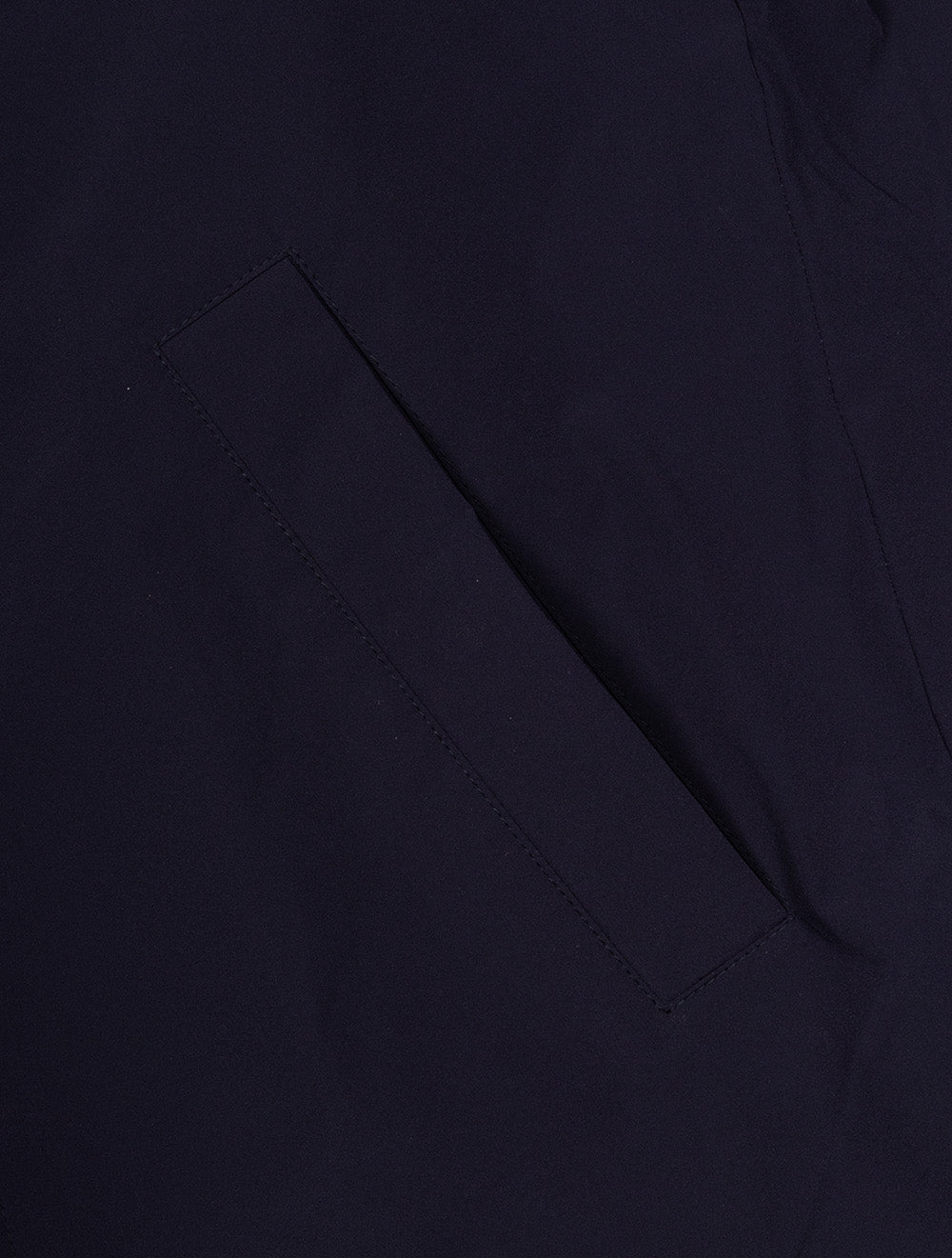 Padded Car Coat Evening Blue