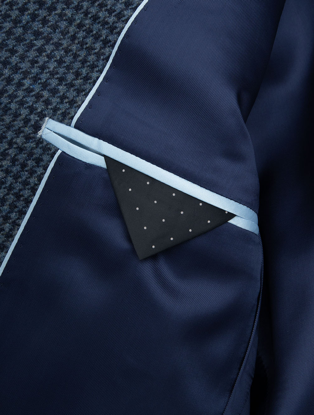 Houndstooth Jacket Blue