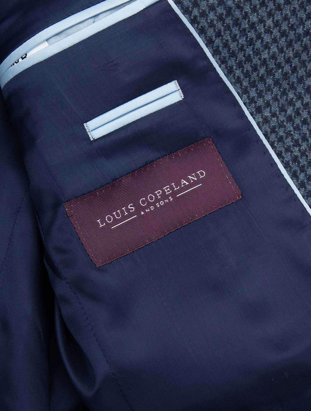 Houndstooth Jacket Blue