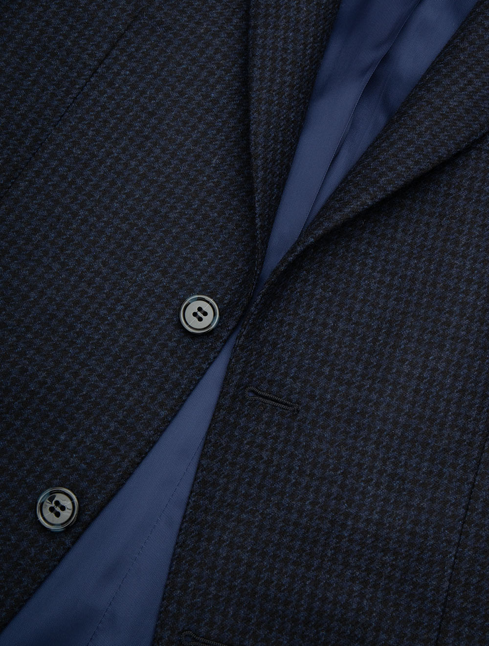 Houndstooth Jacket Navy
