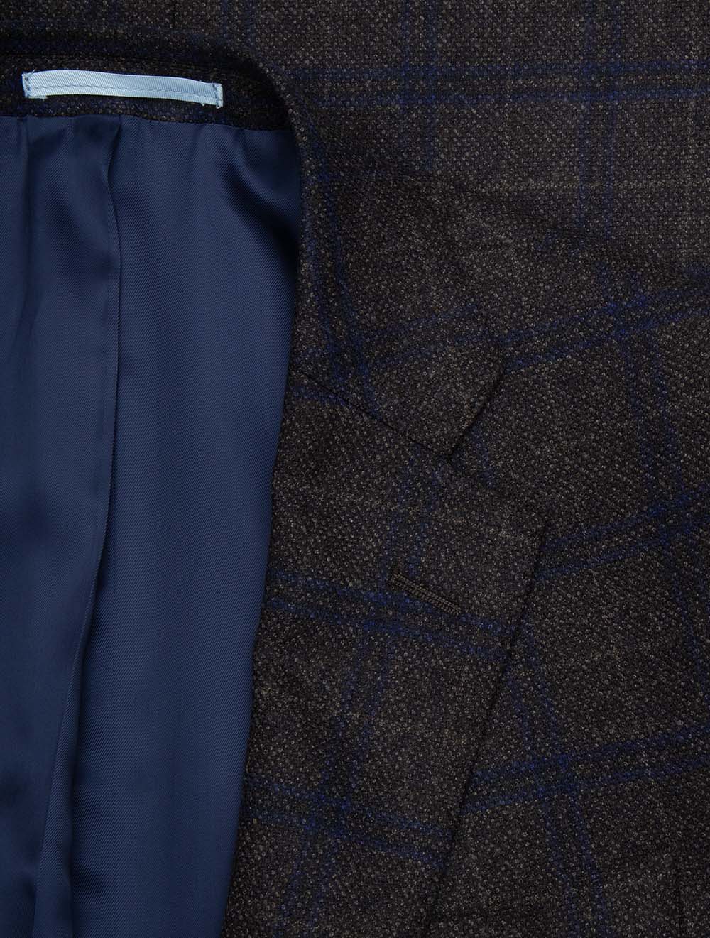 Check Jacket Navy