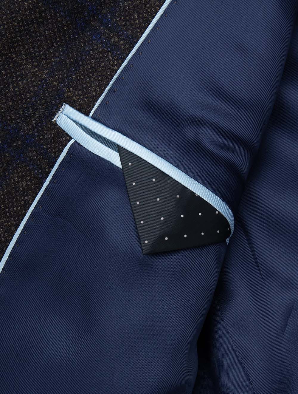 Check Jacket Navy