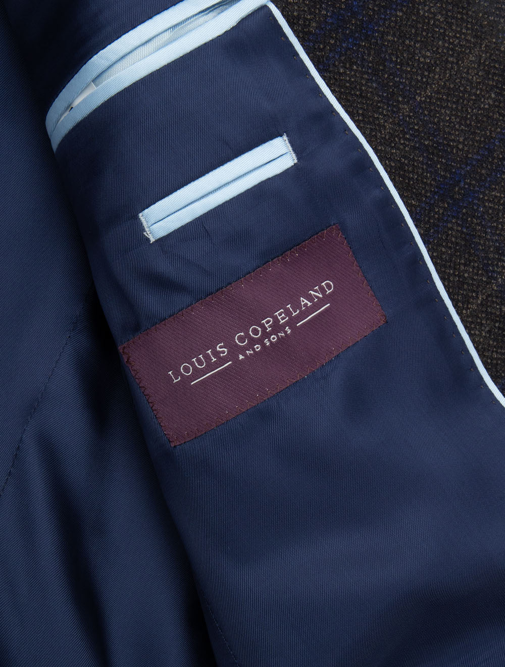 Check Jacket Navy