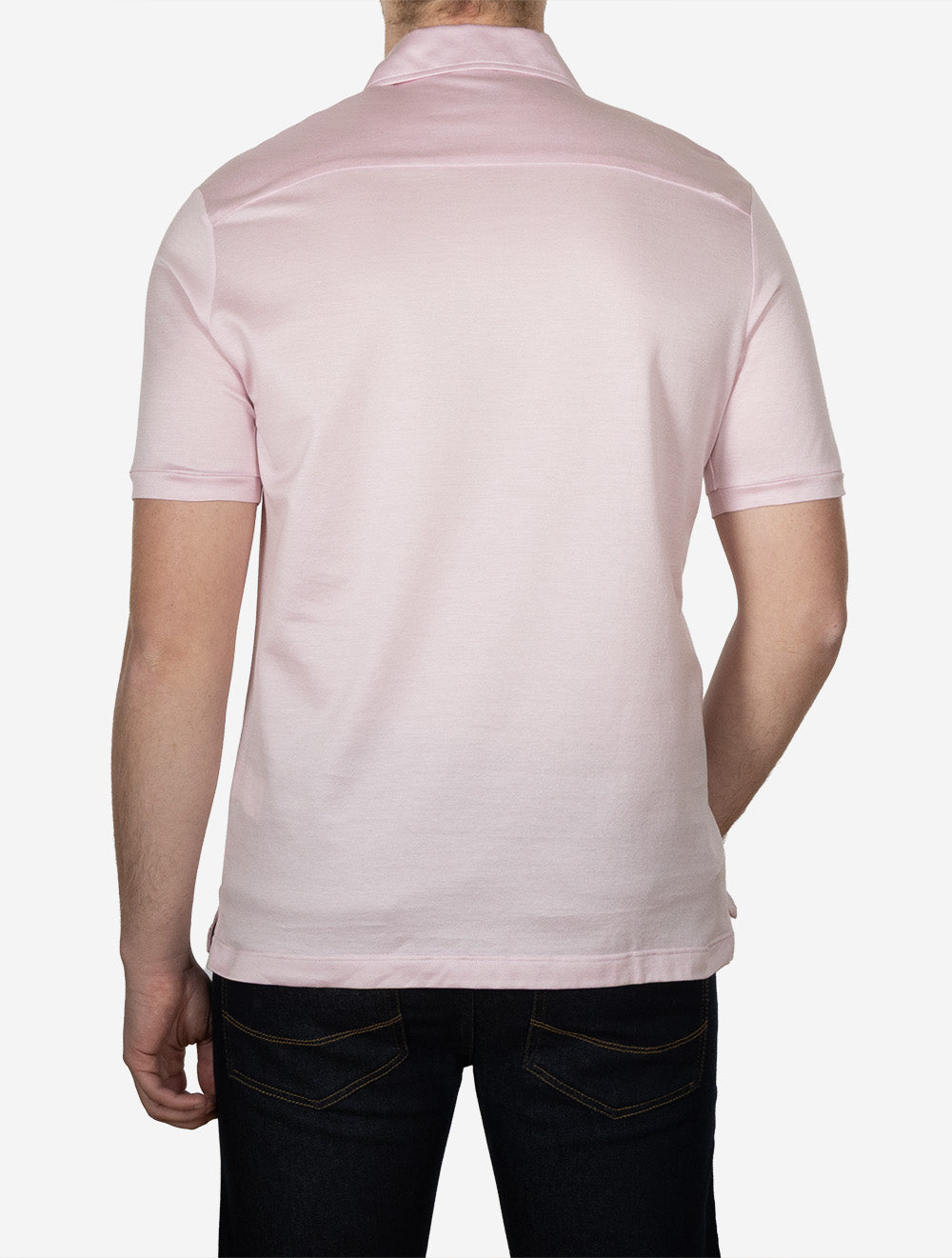Short Sleeve Polo Shirt Pink