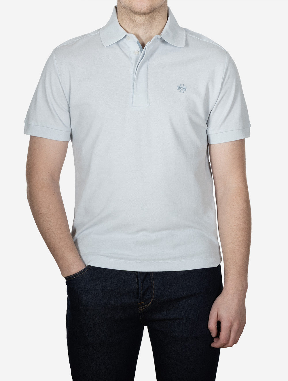 Piqué Polo Shirt Blue