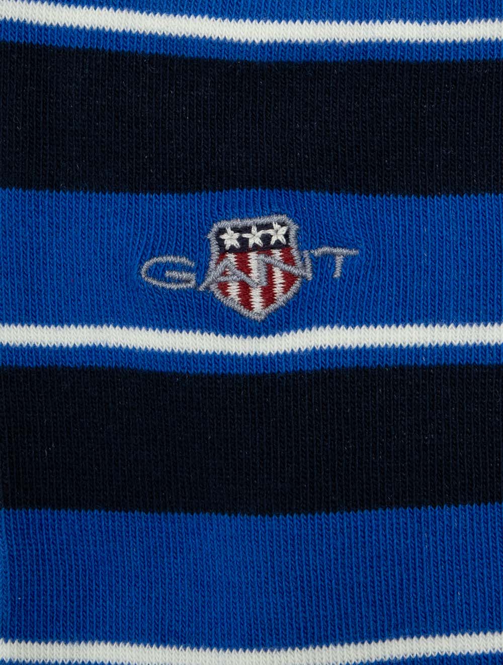 Shield Striped Socks Lapis Blue