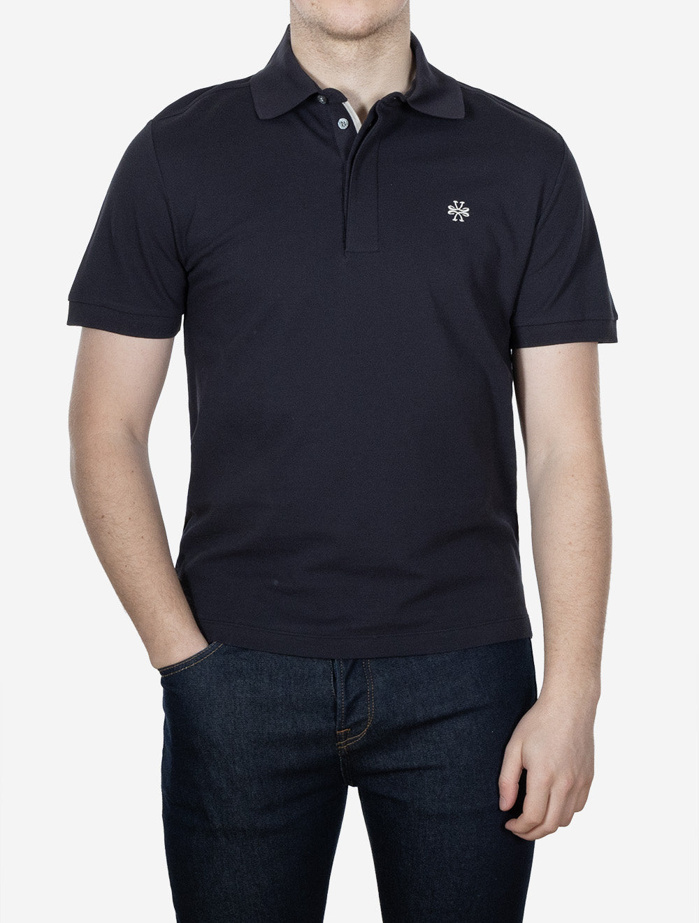 Piqué Polo Shirt Navy