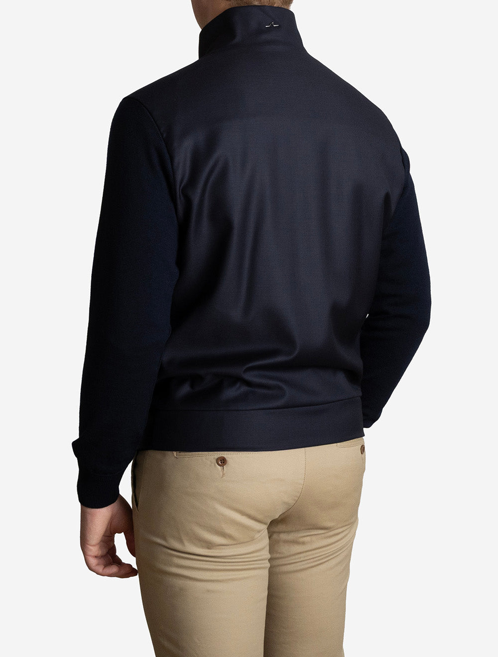 Hybrid Wool Blouson Navy