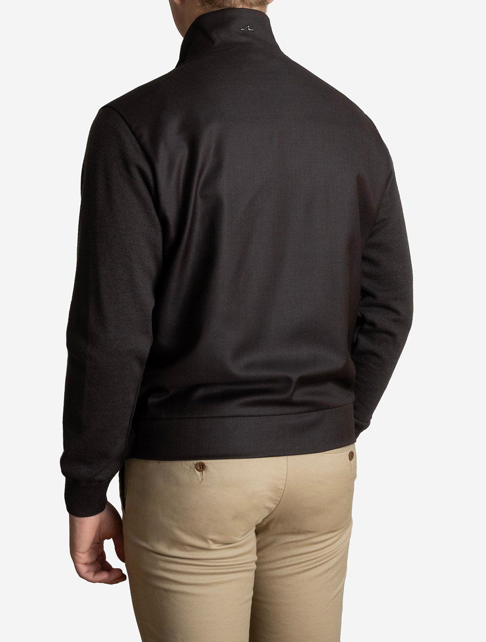 Hybrid Wool Blouson Brown