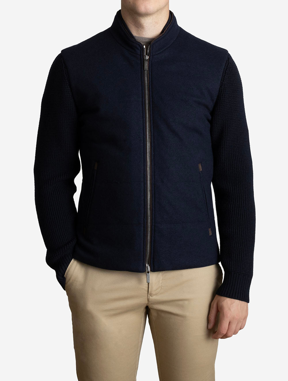 Brenta Sleeves Blouson Navy