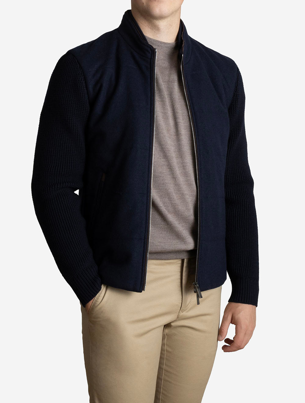 Brenta Sleeves Blouson Navy