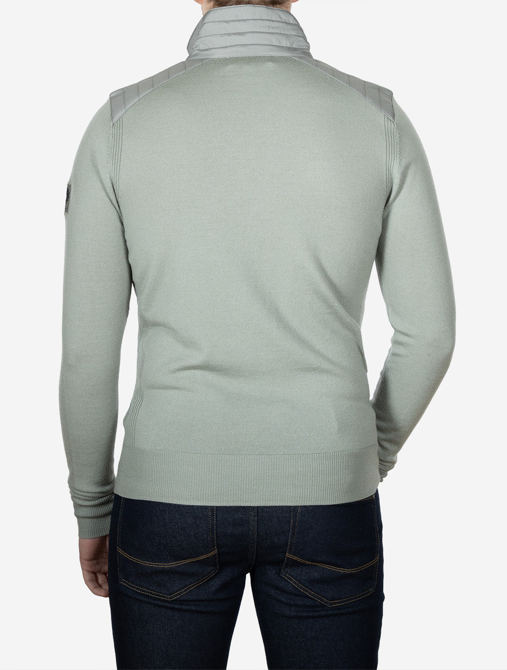 Belstaff Kilmington Quarter Zip-Lichen