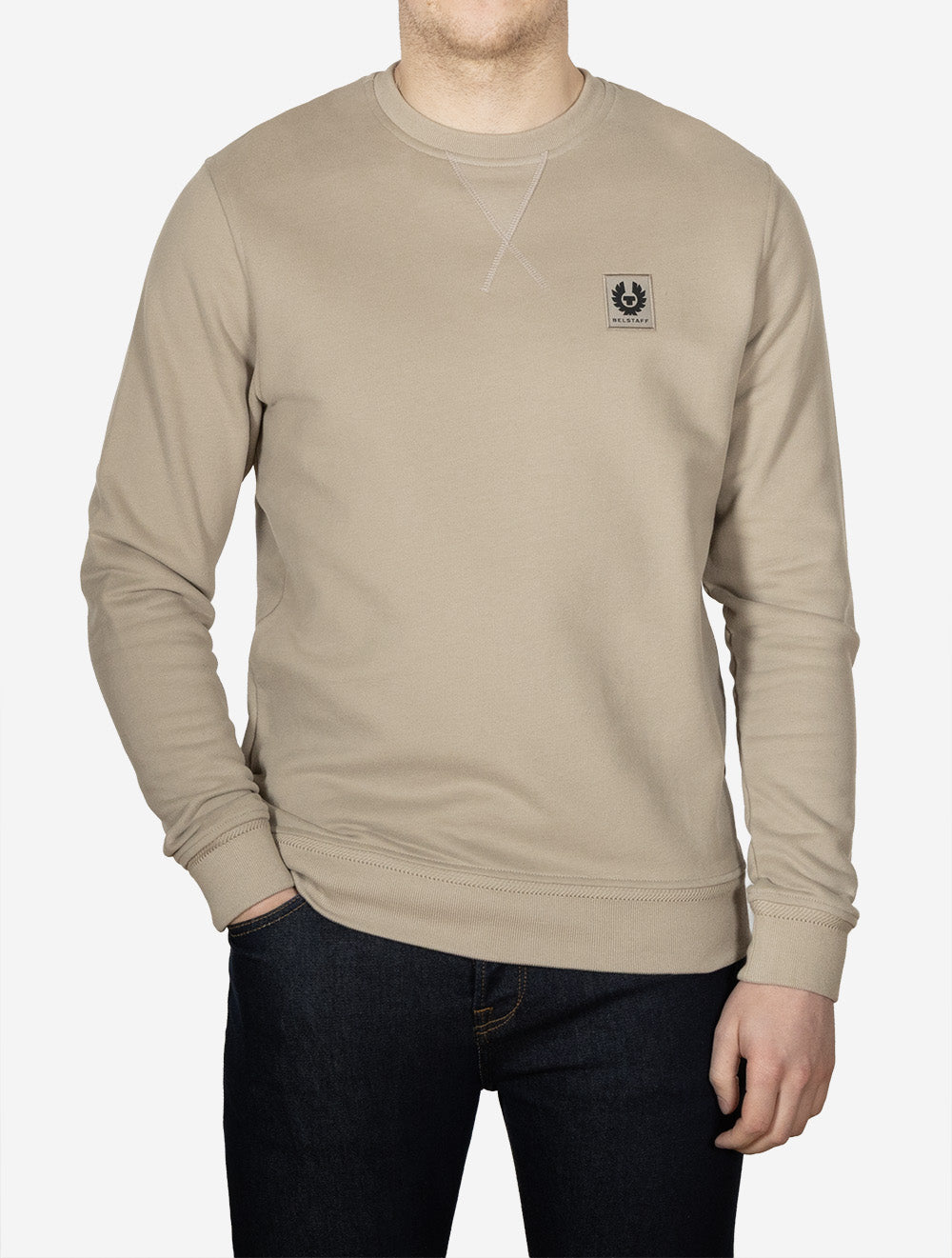 Crew Neck Sweatshirt Dark Sand