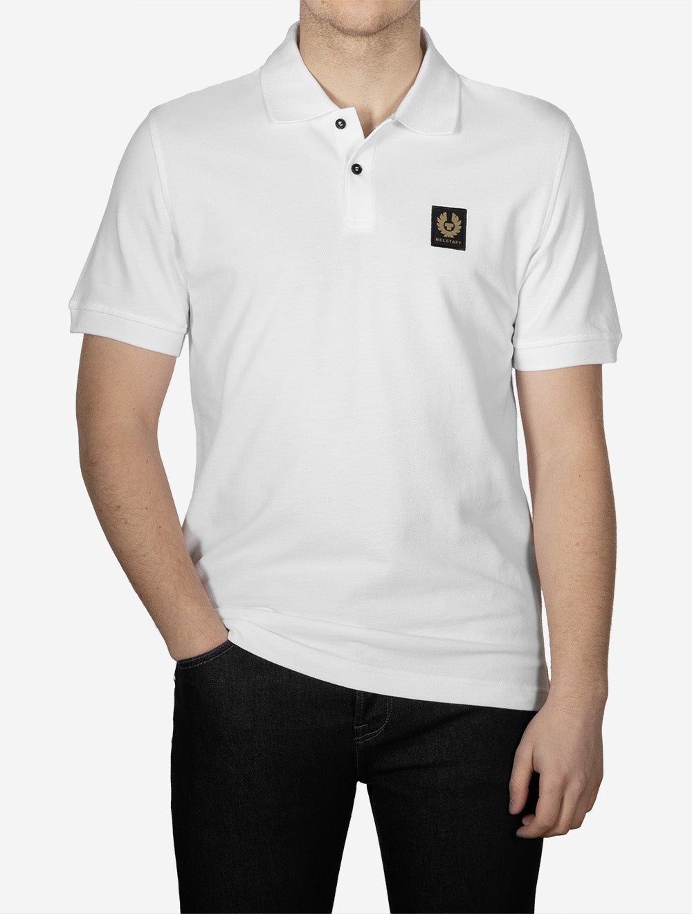 Piqué Polo Shirt White