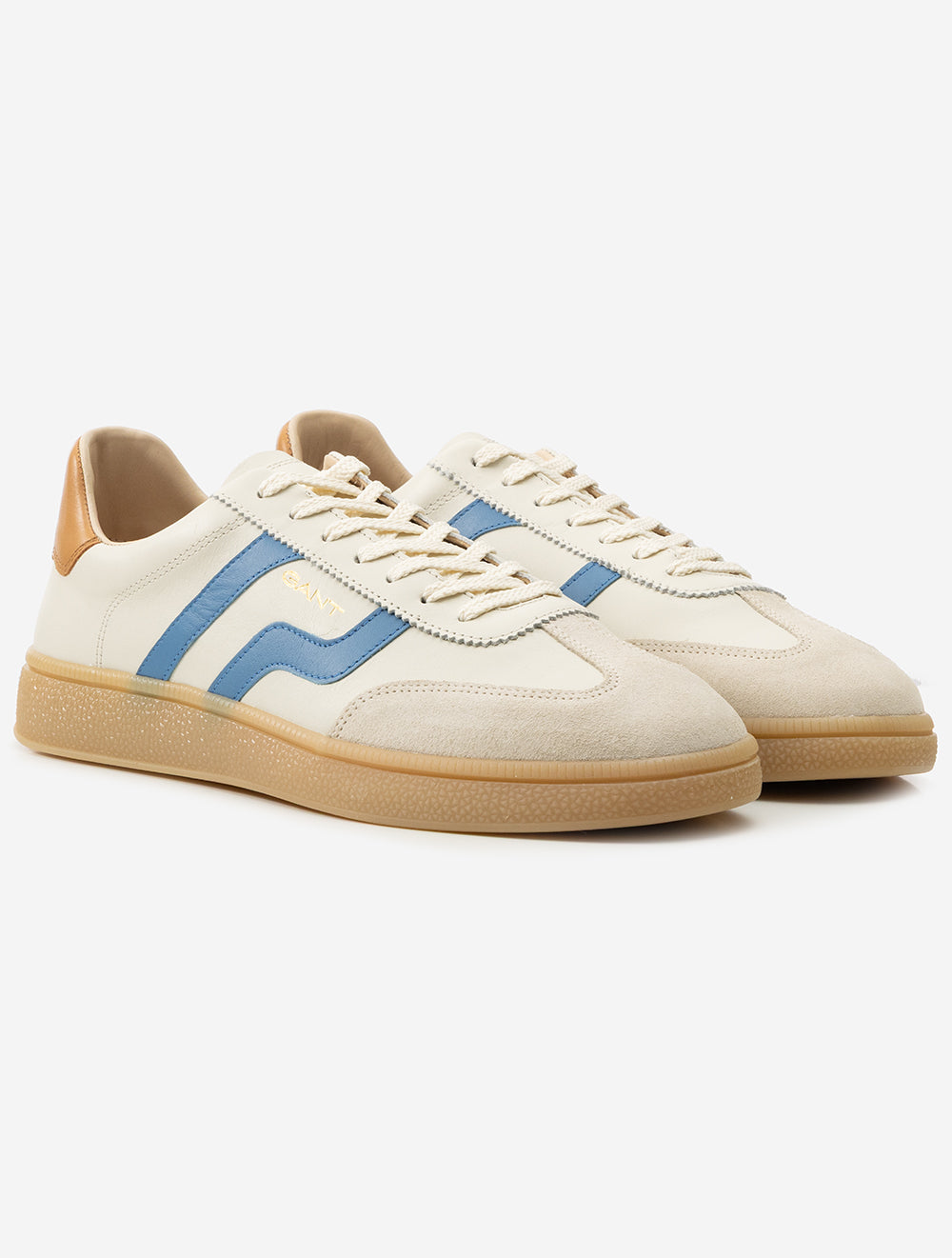 Cuzmo Leather Suede Sneaker Cream