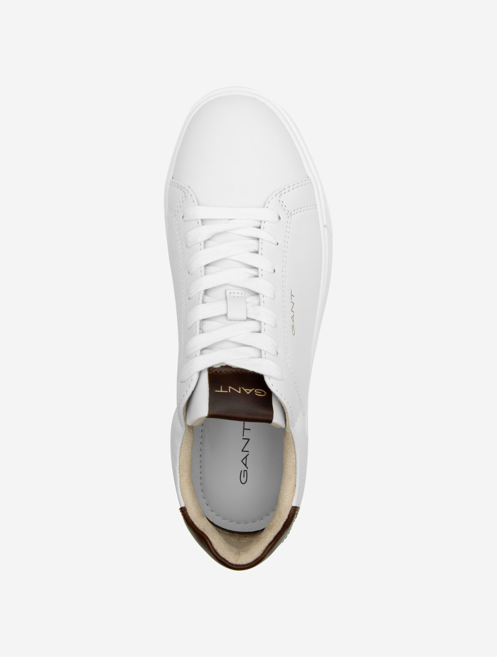 Mc Julien Leather Sneaker White Cognac