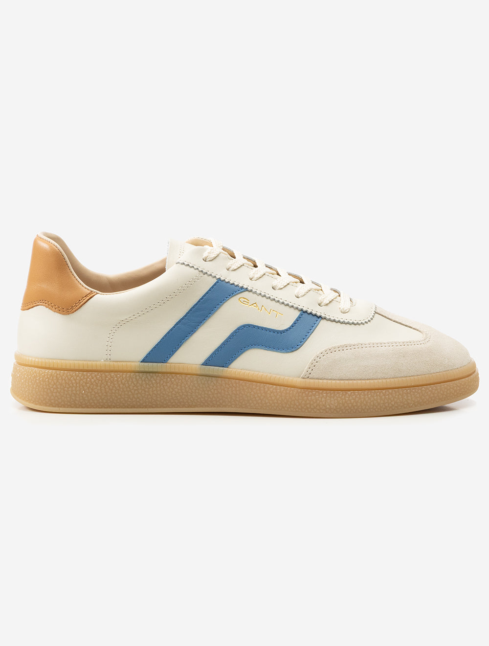Cuzmo Leather Suede Sneaker Cream