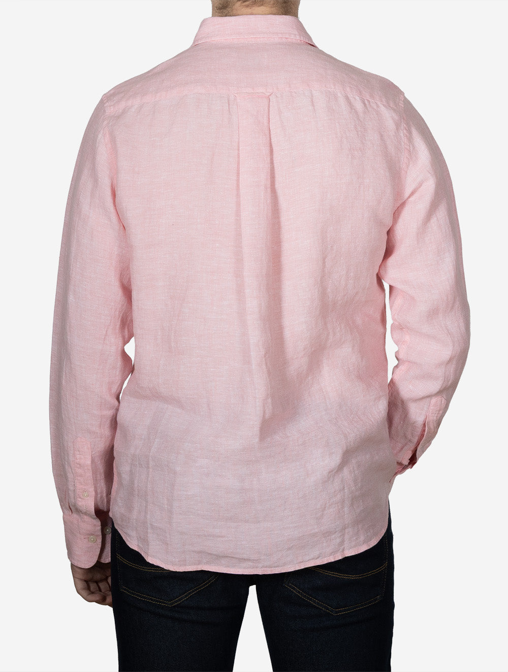 Regular Linen Shirt Pink