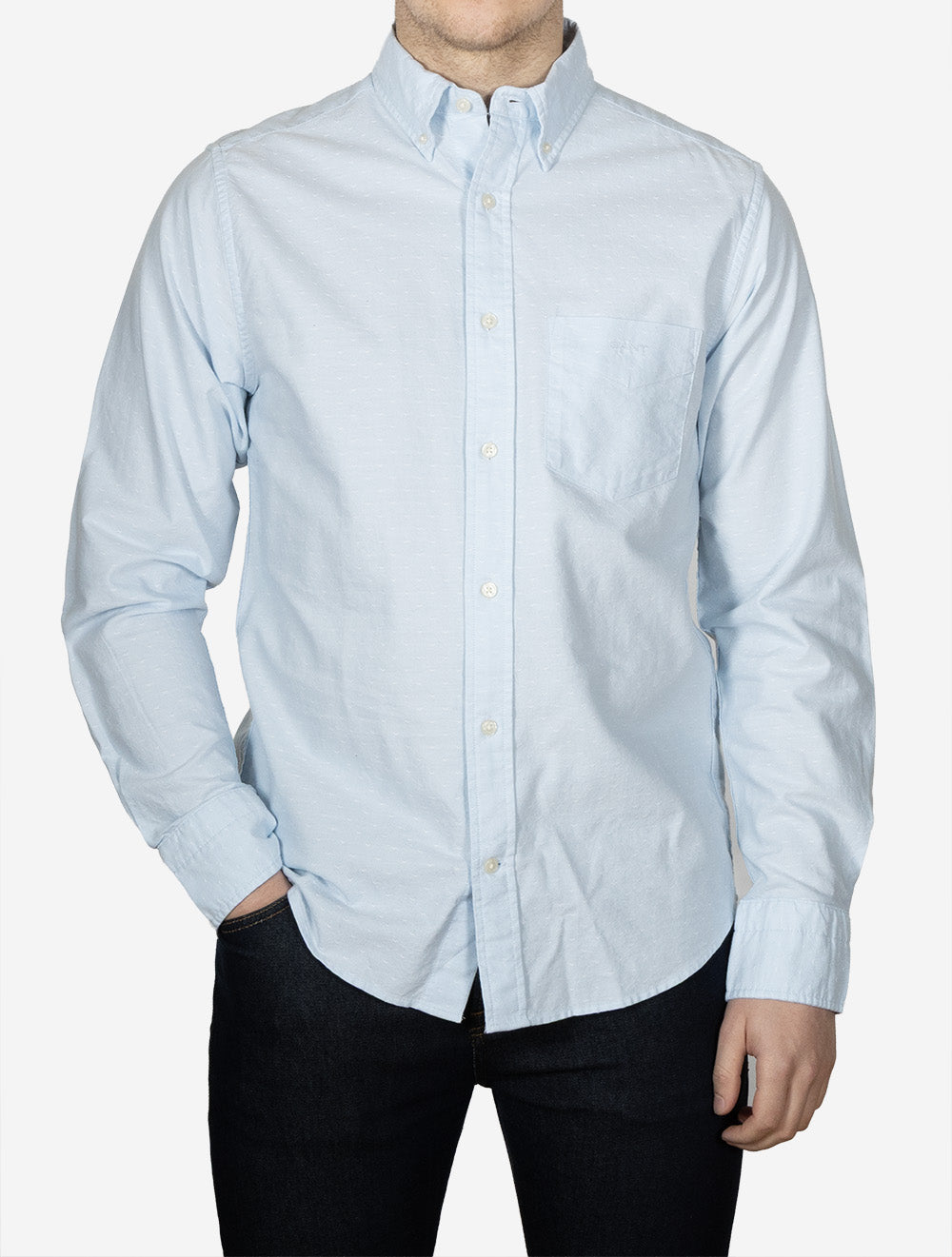 Classic Oxford Dobby Shirt Sky Blue