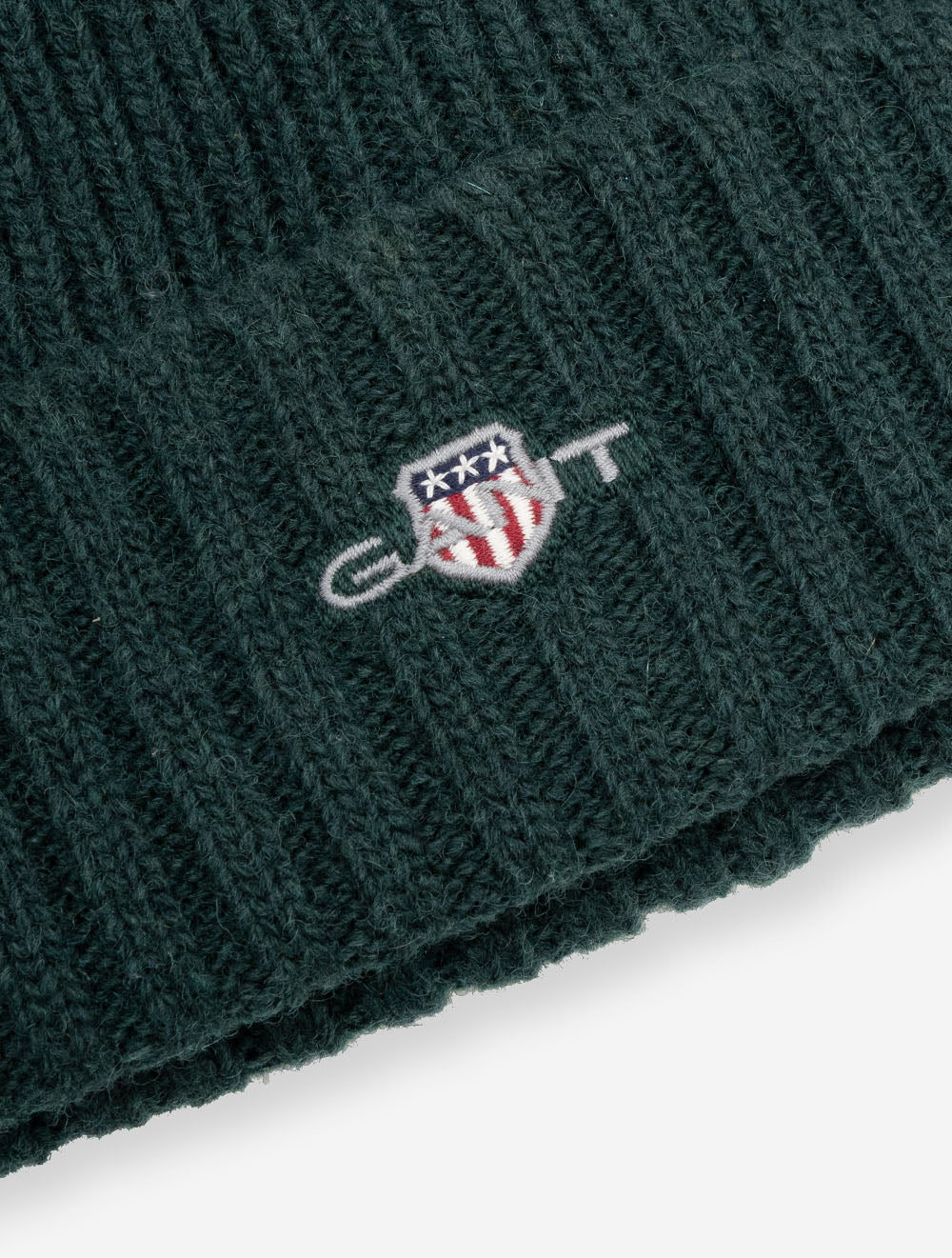 Shield Wool Beanie Tartan Green