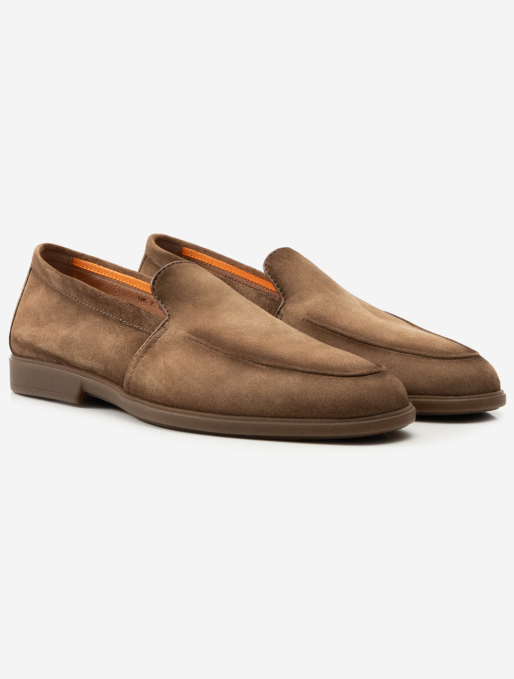 Suede Loafer Dark Brown
