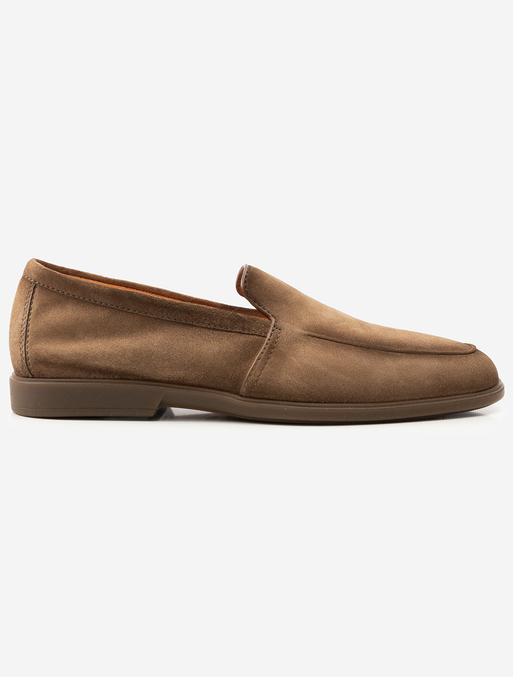 Suede Loafer Dark Brown
